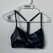 Load image into Gallery viewer, Lululemon Womens Flow Y Black Shimmer Lightweight Sweat Wicking Sports Bra Sz 6