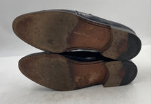 Load image into Gallery viewer, Authentic Salvatore Ferragamo Mens Black Monk Strap Dress Shoes Size 10D Damaged