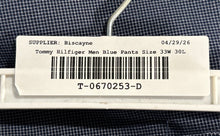 Load image into Gallery viewer, Tommy Hilfiger Mens Blue Flat Front Straight Leg Dress Pants Size 33Wx30L