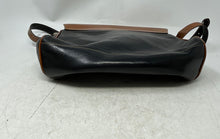 Load image into Gallery viewer, Bettina Womens Black Brown Leather Inner Pocket Adjustable Strap Shoulder Bag