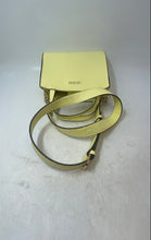 Load image into Gallery viewer, Guess Womens Yellow Sarita Girlfriend Leather Adjustable Strap Crossbody Bag