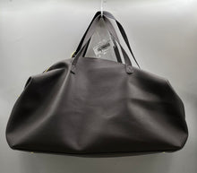 Load image into Gallery viewer, Katie Loxton Womens Gray Leather Detachable Strap Weekend Holdall Duffle Bag