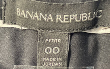 Load image into Gallery viewer, Banana Republic Womens Black Flat Front Pockets Regular Fit Ankle Pants Size 00P