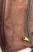 Load image into Gallery viewer, Fossil Womens Explorer Brown Leather Adjustable Strap Zip Top Crossbody Bag