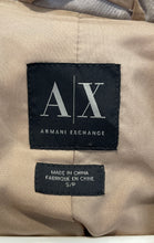 Load image into Gallery viewer, Armani Exchange Womens Khaki Multicolor Plaid Full-Zip Motorcycle Jacket Size S