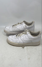 Load image into Gallery viewer, Nike Mens Air Force 1 07 CW2288-111 White Leather Lace-Up Sneaker Shoes Size 11