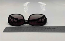 Load image into Gallery viewer, Women's Glossy Black/Gold Tone Sunglasses (NCL)