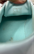 Load image into Gallery viewer, Kate Spade New York Womens Fez Gloss White Turquoise Sneaker Shoes Size 8.5B
