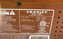 Load image into Gallery viewer, Crosley CR66 Turntable Record Player CD AM/FM Radio Cassette Not Tested