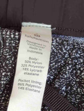 Load image into Gallery viewer, Lululemon Womens Black White Speckled Drawstring Sports Sweatpants Size 4