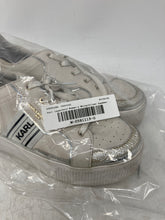 Load image into Gallery viewer, Karl Lagerfeld Womens Violet White Silver Leather Platform Sneakers Shoes EU 37