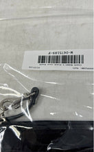 Load image into Gallery viewer, Coach Womens Black Signature Canvas Leather Trim Zip Top Wristlet Wallet