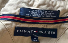 Load image into Gallery viewer, Tommy Hilfiger Mens Khaki Cotton Long Sleeve Collared Button-Up Shirt Size M