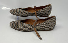 Load image into Gallery viewer, Lucky Brand Womens Calba Brown Black Houndstooth Flat Mary Jane Shoes Size 7 M