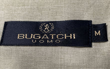 Load image into Gallery viewer, Bugatchi Uomo Mens Green Short Sleeve Collared Button-Up Shirt Size Medium