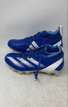 Load image into Gallery viewer, Adidas Mens Adizero Impact IF2456 Blue White Lace-Up Football Cleats Size 7.5