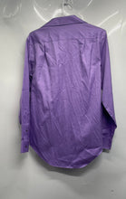 Load image into Gallery viewer, Calvin Klein Mens Purple Collared Slim Fit Long Sleeve Dress Shirt Size 15