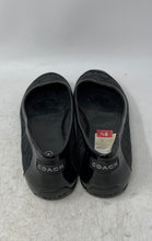 Load image into Gallery viewer, Coach Womens Black Signature Canvas Patent Leather Cap Toe Ballet Flats Size 8.5