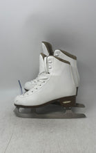 Load image into Gallery viewer, Lake Placid Whitney Womens White Leather Lace-Up Figure Ice Skates Size 4