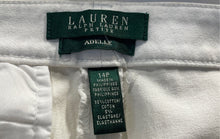 Load image into Gallery viewer, Lauren Ralph Lauren Womens White Adelle Straight Leg Cropped Pants Size 14P