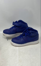 Load image into Gallery viewer, Nike Mens Air Force 1 Mid 819677-402 Blue Lace-Up Mid Top Sneakers Shoes Size 5