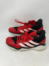 Load image into Gallery viewer, Adidas Mens Harden Stepback EG2768 Red Black White Sneaker Shoes Size 10.5