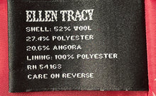 Load image into Gallery viewer, Ellen Tracy Womens Red Pockets Single Breasted Long Sleeve Pea Coat Size 14