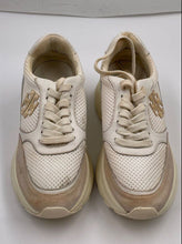 Load image into Gallery viewer, Authentic Tory Burch Womens Kick White Cream Sneakers Shoes Size 6.5 M