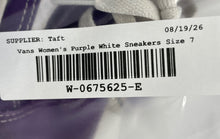 Load image into Gallery viewer, Vans Unisex Old Skool 751505 Purple White Lace-Up Sneaker Shoes Size M5.5 W7