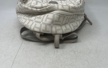 Load image into Gallery viewer, Tommy Hilfiger Womens Beige White Monogram Print Top Handle Backpack