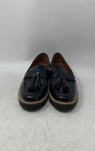 Load image into Gallery viewer, Franco Sarto Womens Carolynn Black Leather Tasseled Loafer Shoes Size 7.5