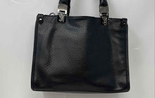 Load image into Gallery viewer, Steve Madden Womens Bzelda Black Leather Satchel Handbag With Coin Pouch