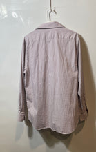 Load image into Gallery viewer, Michael Kors Mens White Printed Long Sleeve Dress Shirt Size Large