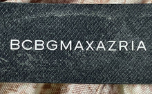 Load image into Gallery viewer, BCBGMAXAZRIA Womens Beige Animal Print Criss Cross Front Maxi Dress Size M