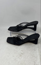 Load image into Gallery viewer, Richard Tyler Womens Black Slip-On Block Heel Strappy Sandals Size 7.5M