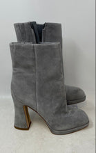 Load image into Gallery viewer, Sam Edelman Womens Jaye Gray Suede River Rock Side-Zip Ankle Booties Size 7M