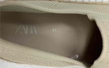 Load image into Gallery viewer, Zara Mens Beige Round Toe Slip-On Casual Sneaker Shoes Size EUR 41