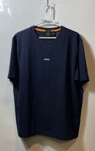 Load image into Gallery viewer, Hugo Boss Mens Blue Relaxed Fit Crew Neck Short Sleeve Pullover T-Shirt Size L