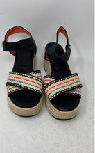 Load image into Gallery viewer, Karl Lagerfeld Womens Celest Multicolor Plaid Wedge Heel Platform Sandals Sz 8M