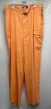 Load image into Gallery viewer, DKNY Womens Orange Slash Pockets Wide-Leg Cargo Pants Size 16
