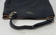 Load image into Gallery viewer, Kate Spade New York Womens Black Pebbled Leather Inner Pockets Shoulder Bag