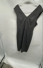 Load image into Gallery viewer, Banana Republic Womens Gray V-Neck Sleeveless Back Zipper Sheath Dress Size 10