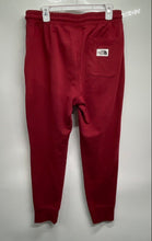 Load image into Gallery viewer, The North Face Mens Red Elastic Waist Tapered Leg Sweatpants Size M