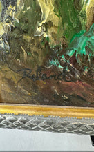 Load image into Gallery viewer, Signed Home Decorative Wall Hanging Framed Under The Sea Multicolor Oil Painting