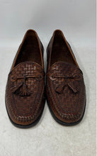 Load image into Gallery viewer, Johnston & Murphy Mens Domani Brown Woven Leather Slip-On Loafer Shoes Size 9.5M