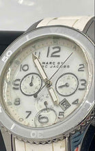 Load image into Gallery viewer, Authentic Marc by Marc Jacobs Women's Silver Tone/White Watch