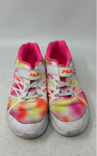 Load image into Gallery viewer, Fila Girls Fantom 6 Strap 3RM01935-140 White Pink Yellow Sneakers Shoes Size 3.5