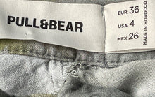 Load image into Gallery viewer, Pull&Bear Womens Multicolor Printed Flat Front Straight Leg Ankle Pants Size 4