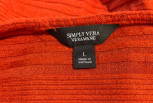 Load image into Gallery viewer, Authentic Simply Vera Vera Wang Womens Red Long Sleeve Blouse Top Size L