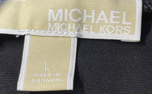 Load image into Gallery viewer, Michael Kors Womens Black Short Sleeve Turtleneck Pullover T-Shirt Size Large